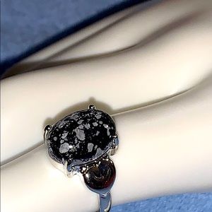 Natural Stone Stainless Steel Ring